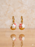 Pearl Starfish & Shell Huggies