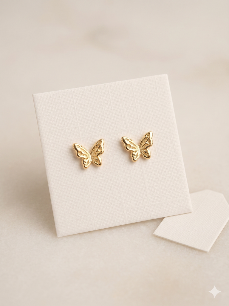 The Mariposa Gold Studs