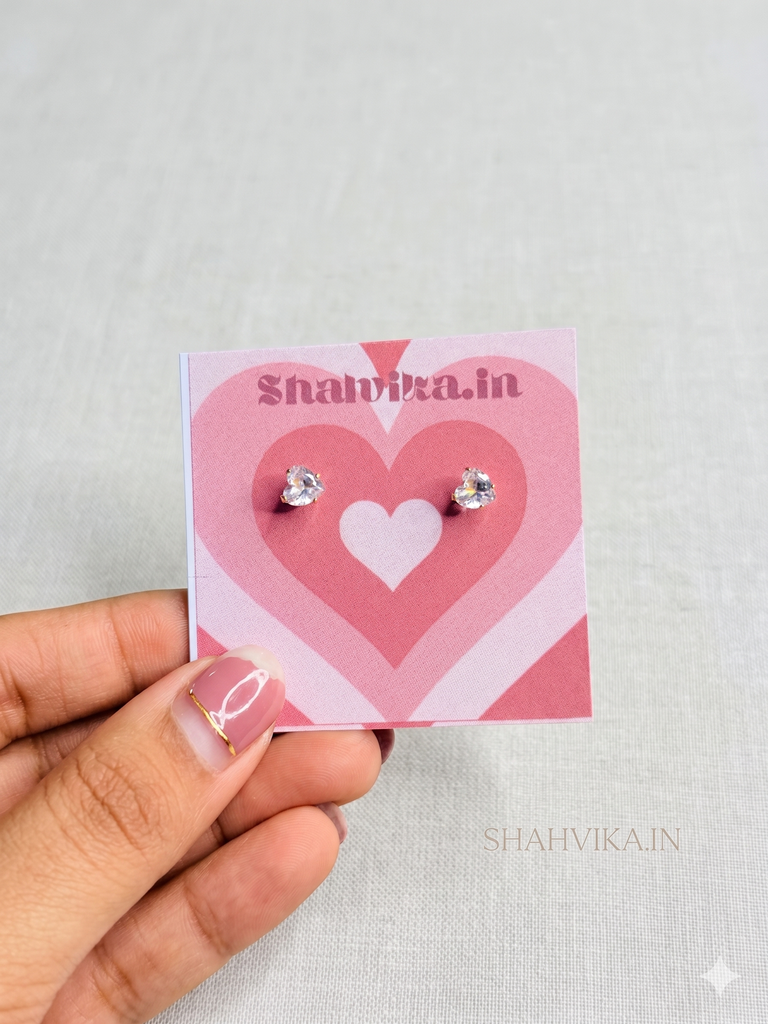 Starlight Heart Studs