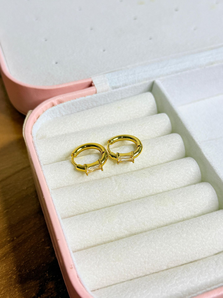 Essential Emerald-Cut Hoops