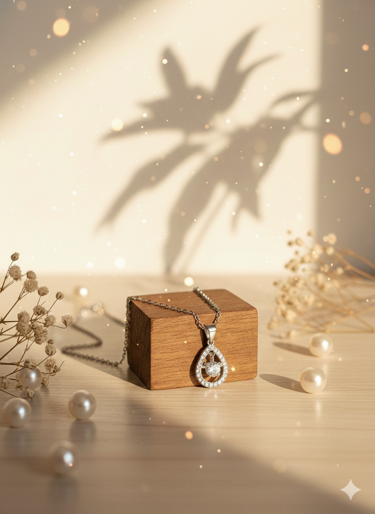 Stone charm pendent