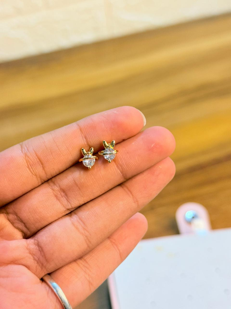 The Lunar Bunny Studs