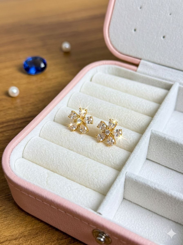 Dahlia Star Studs