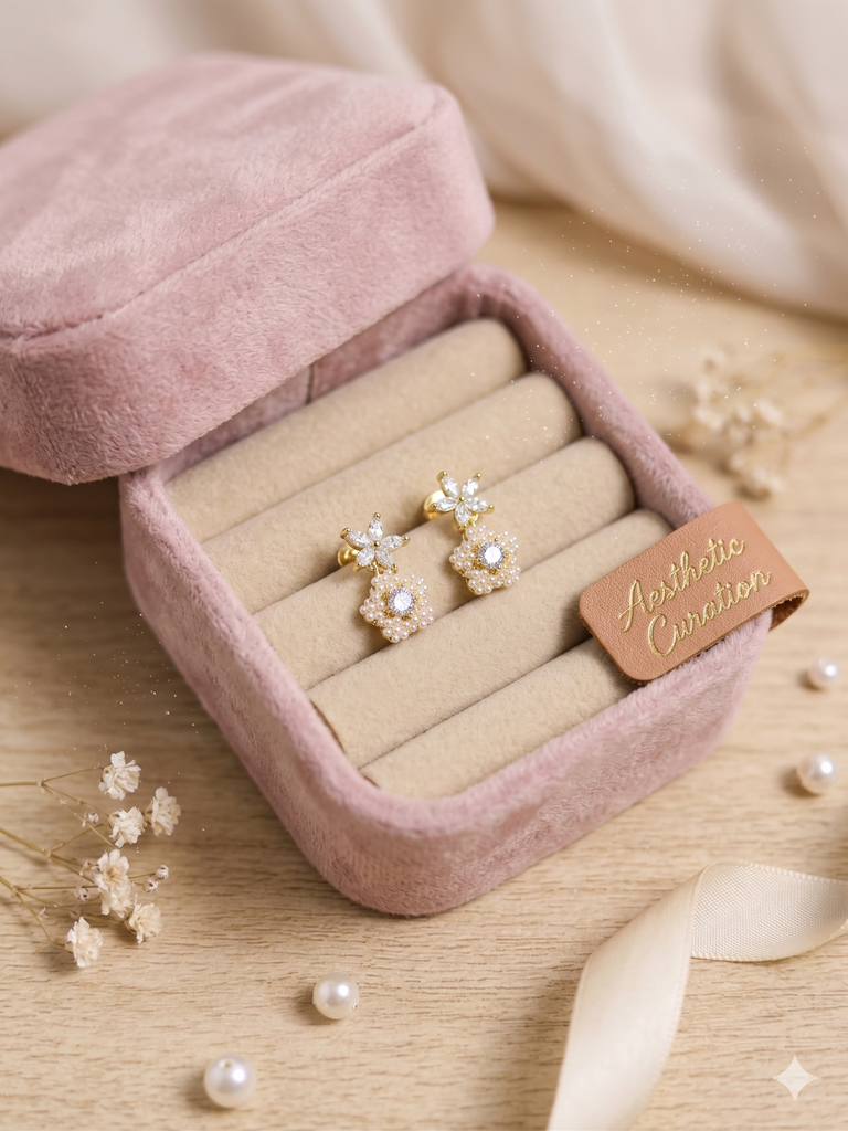 Midnight Jasmine Studs