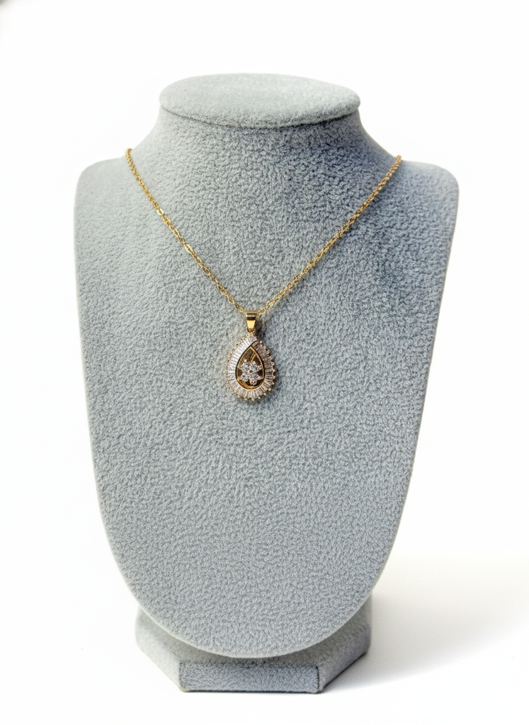Halo drop pendent
