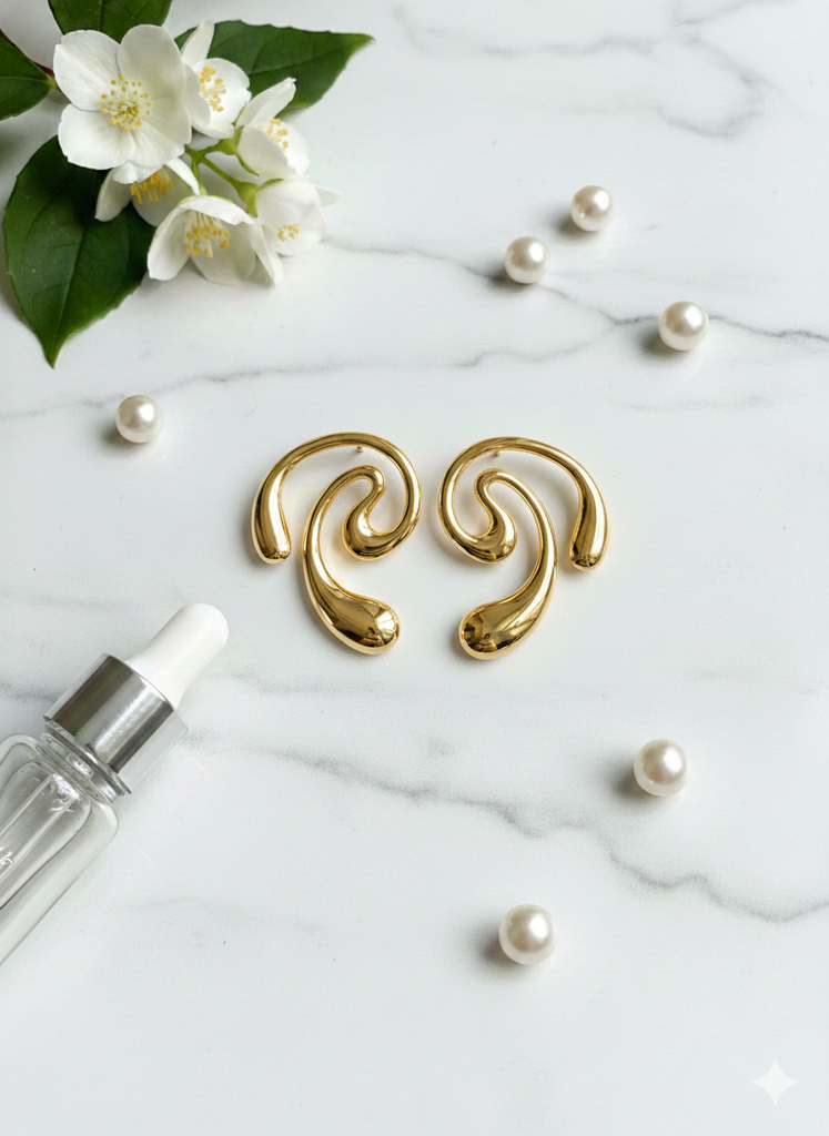 Morden melt earrings 