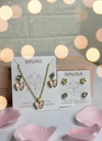 Set with studs (butterfly)