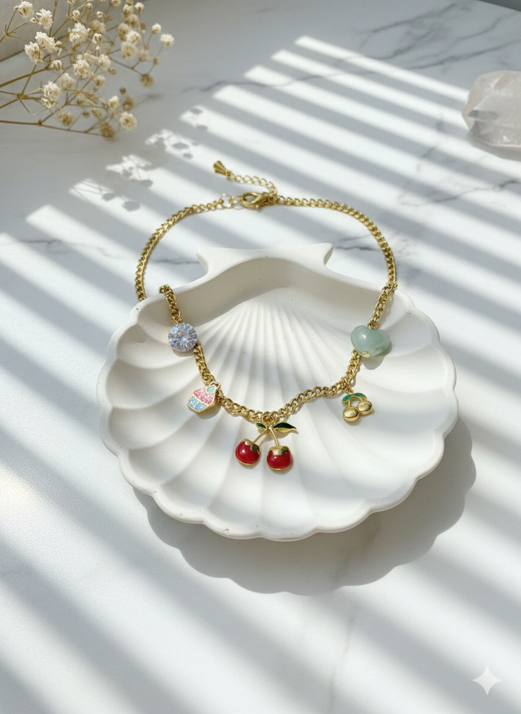 Cherry bracelet
