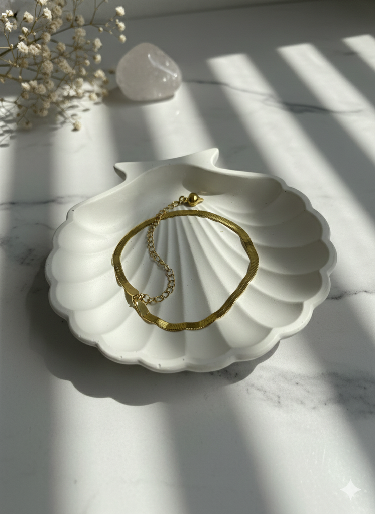 snake chain bracelet (golden)