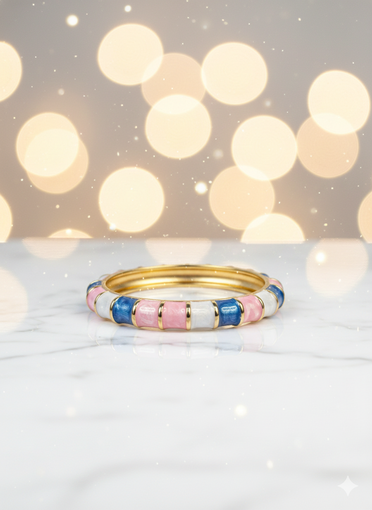 cotton candy bracelet (enamel brace)