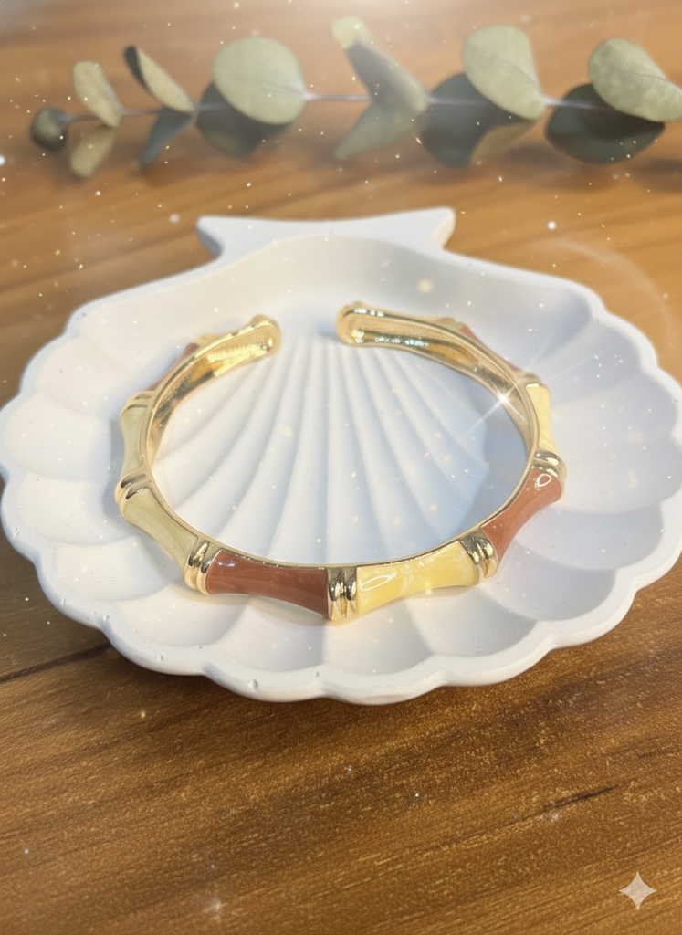 bamboo bracelet (enamel) 