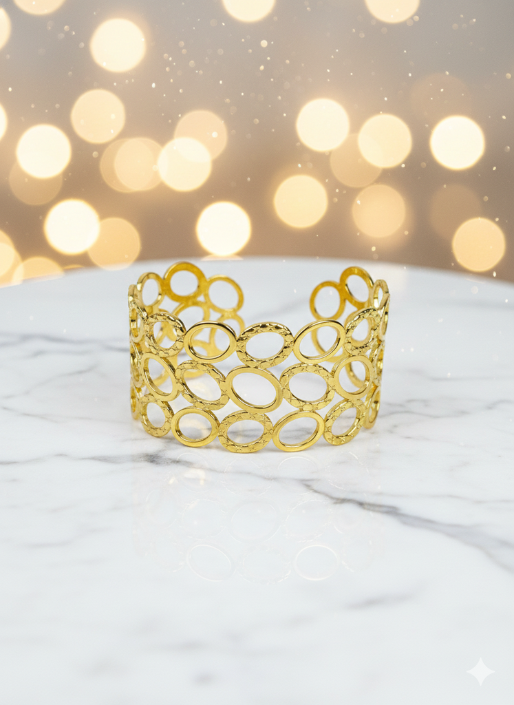 Oval open cuff
