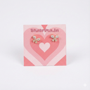 Crystal Flower Studs 