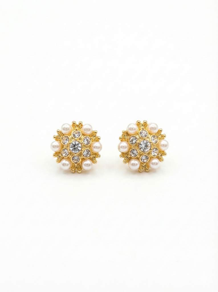 Floral Sparkle Studs
