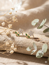 Evergreen Flower Studs