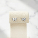 Butterfly studs sliver