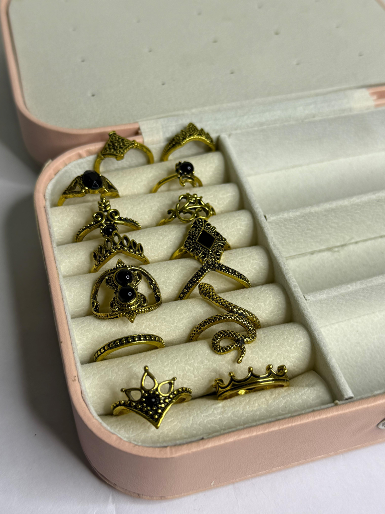 Golden oxidised ring (any 1)