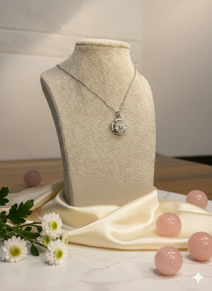 Flower rotation pendant-3