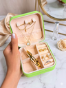 Shalvika Signature Mini Jewel Box (Gifting Range Pendent , Bracelet , 2 studs  ,Ring )(All anti tarnish)